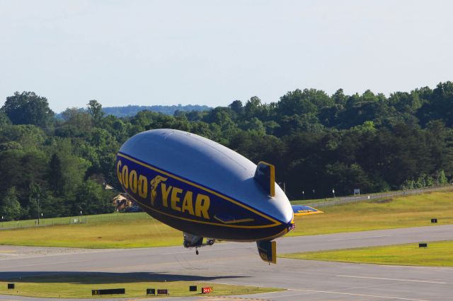 N3A — - Goodyear Airship at the Hickory Airport May 27 2013