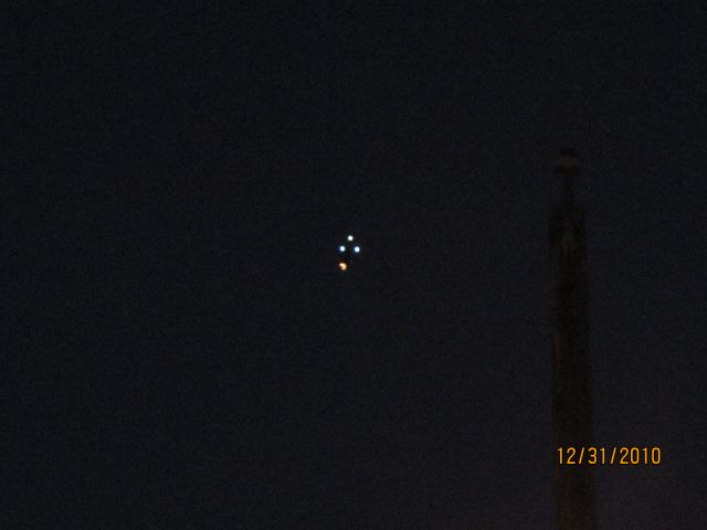 Sikorsky S-76 (C-GIMN) - Lights from  Life Flight approaching landing pad at the South Shore Hospital in Bridgewater NS this evening. Dec 31,2010