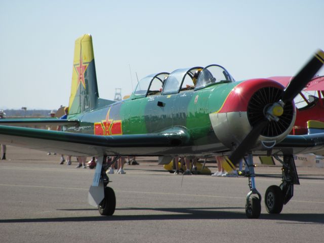 NANCHANG PT-6 (N8181C) - Nanchang CJ-6 taxiing out for departure at the 2009 Copperstate Airshow in Casa Grande, Arizona