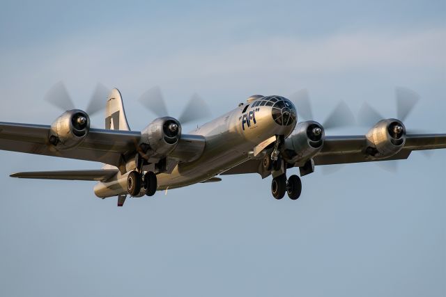 Boeing B-29 Superfortress (N529B) - The legendary B-29 Superfortress of the Commemorative Air Force, FiFi, is seen here being put through it's paces at Fort Worth's Alliance Airport in order to get the crew recurrent.