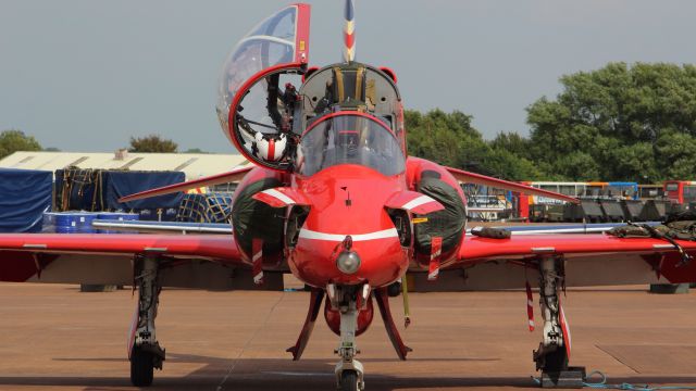 Boeing Goshawk — - 50th display season of the RAF Red Arrows at RIAT 2014