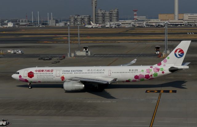 Airbus A330-300 (B-6129) - Tokyo-Haneda (2018/03/13)