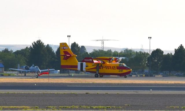 Canadair CL-415 SuperScooper (N415BT) - Bridger Aerospace Canadair CL-215-6B11 N415BT in Boise