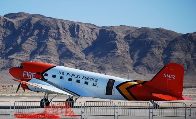 N142Z — - US Forest Service Basler BT-67 Turbo-67 N142Z (cn 20494)  Las Vegas - Nellis AFB (LSV / KLSV) USA - Nevada, November 14, 2009 Photo: Tomas Del Coro