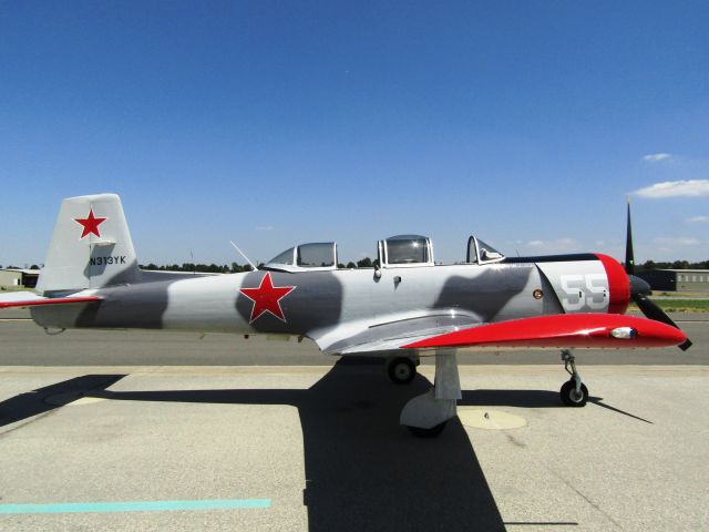 NANCHANG PT-6 (N313YK) - 1964 Nanchang CJ-6A on display, Fullerton Airport Day, 5.13.2017