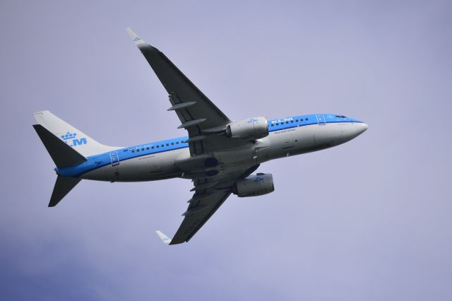 Boeing 737-700 (PH-BGU) - KLM - B737-7K2WL (PH-BGU) a morning departure from NCL en route to AMS. (Photo May 2016)