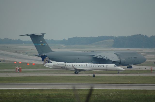 N70029 — - this C-5A from KDOV airforce base was at KCVG for the support staff for obamas vist to CIN