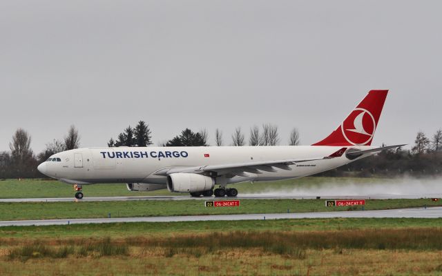 Airbus A330-200 (TC-JDO) - turkish cargo a330-200f tc-jdo dep shannon 19/2/17.