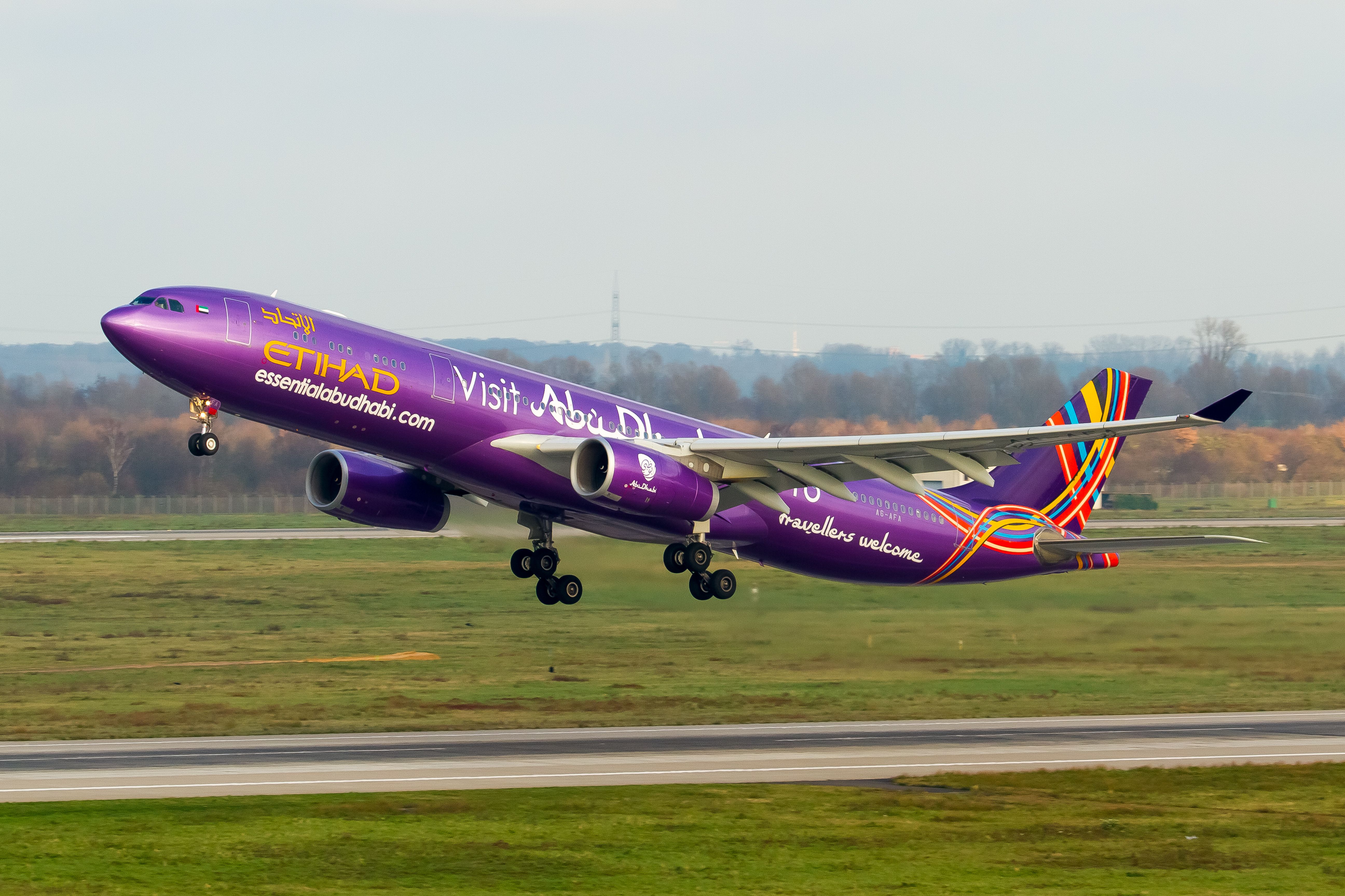 Airbus A330-300 (A6-AFA) - 30.12.2015