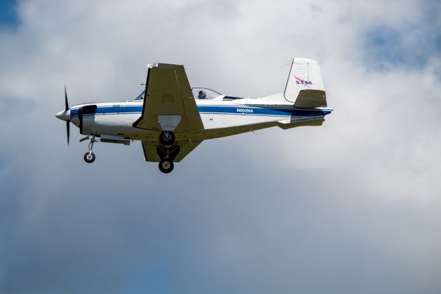 FUJI T-3Kai (N602NA) - NASA602 on final for Runway 25. NASA602 did a missed approach and headed towards Fort Wayne(FWA) afterwards.