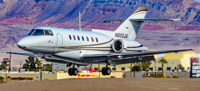 Hawker 1000 (N850JA) - N850JA 1991 BRITISH AEROSPACE BAE 125 SERIES 1000A s/n NA1001 - Las Vegas - McCarran International (LAS / KLAS)br /USA - Nevada,  January 11, 2019br /Photo: TDelCoro