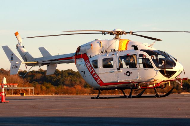 KAWASAKI EC-145 (16-8246) - This UH-72A Lakota came all the way down from NAS Patuxent to spot by PDK overnight. It flew as TESTER 71/TSTR71. Photo taken on 12/18/2020.