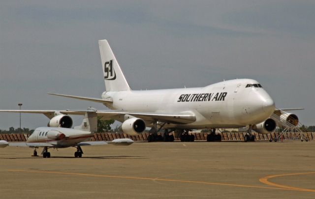 Boeing 747-200 (N752SA) - Parked at McClellen Airport.