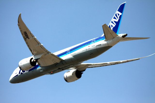 Boeing 787-8 (JA806A) - Departure from 30L, to NRT, 07-29-2013