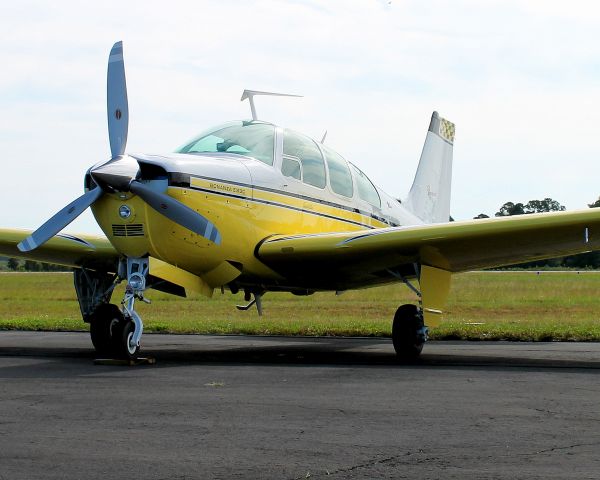 Beechcraft Bonanza (33) (N7741R) - On the ramp at Sky Harbor Aviation