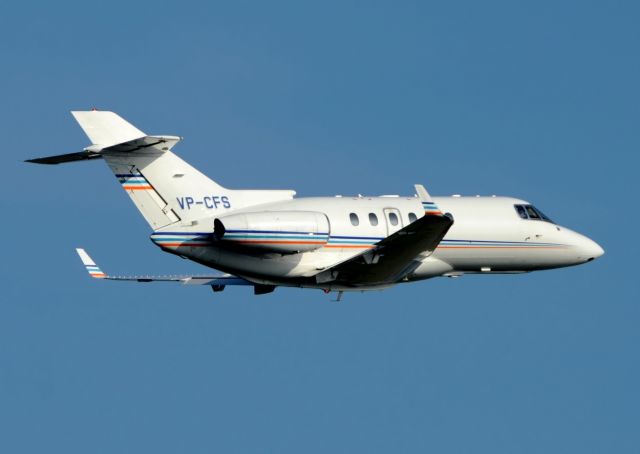 Hawker 800 (VP-CFS)