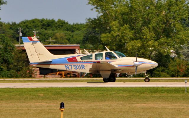 Beechcraft 55 Baron (N7911R) - 08272011  Wings Over Waukesha Airshow