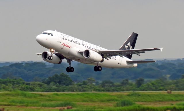 Airbus A319 (N522TA) - Takeoff from Rwy 03L.