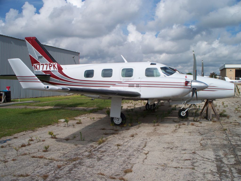 Piper Navajo (N777PK) - Not sure when this happened, I know it was over a year ago. . .