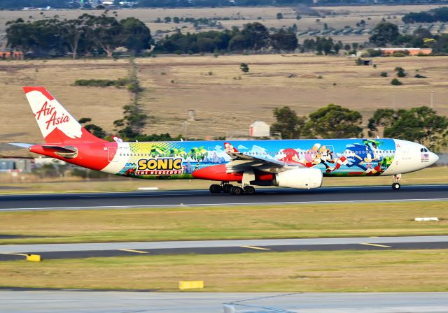 Airbus A330-300 (9M-XXU) - Sonic the Hedge Hog livery.