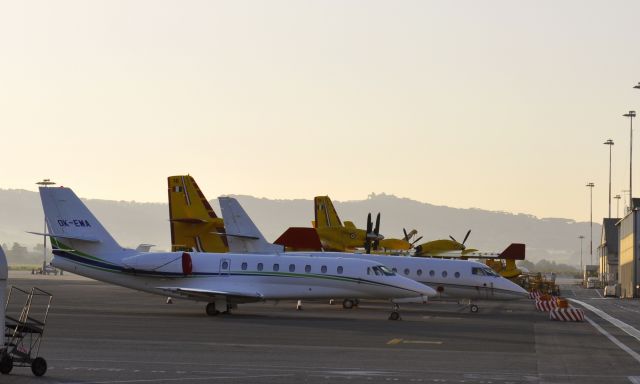 Cessna Citation Sovereign (OK-EMA) - Cessna 680 Citation Sovereign OK-EMA in Rome Ciampino