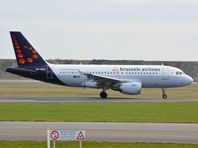 Airbus A319 (OO-SSQ) - Flyvergrillen RWY22R
