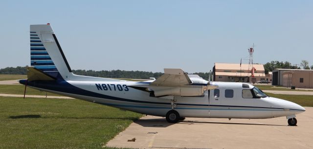 Rockwell Turbo Commander 690 (N81703) - Parked on ramp in 2012...