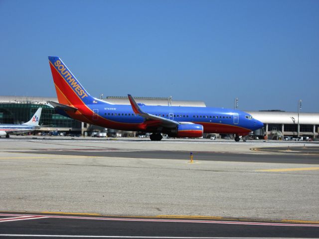 Boeing 737-700 (N763SW) - Line up and wait on RWY 19R