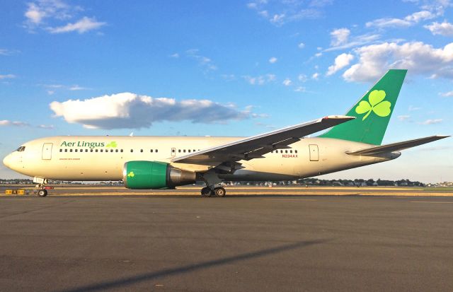 BOEING 767-200 (N234AX) - B767-200ER Shamrock heavy jet to Shannon