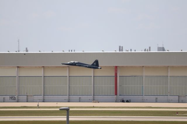 Northrop T-38 Talon (N68402) - A single USAF T-38 Talon departing IND after arriving earlier that day.