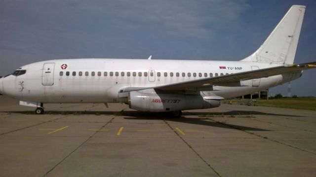 Boeing 737-200 (YU-ANP) - In front of JAT TEHNIK hangar Belgrade Serbia.