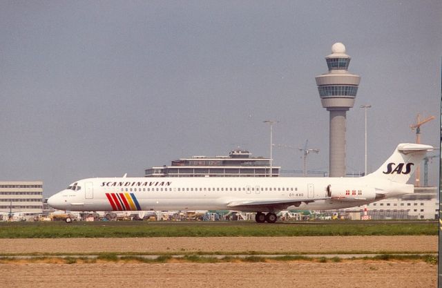 McDonnell Douglas MD-81 (OY-KHO) - SAS MD-81 cn53003 (Archief jr90)