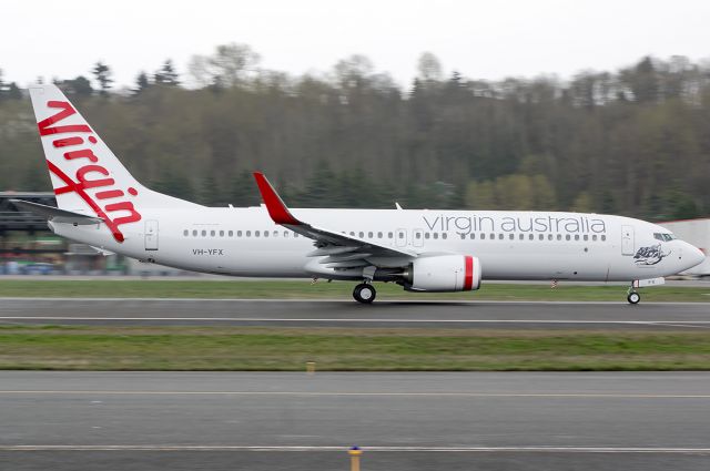 Boeing 737-800 (VH-YFX) - Full Quality Photo: a rel=nofollow href=http://www.airliners.net/photo/Virgin-Australia-Airlines/Boeing-737-800/4305333http://www.airliners.net/photo/Virgin-Australia-Airlines/Boeing-737-800/4305333/a