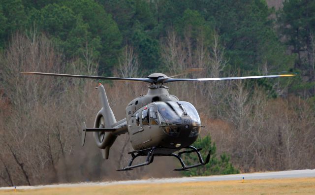 N60ZX — - A Eurocopter EC-135 takes flight at Falcon Field-Peachtree City, Ga. 2/23/2022