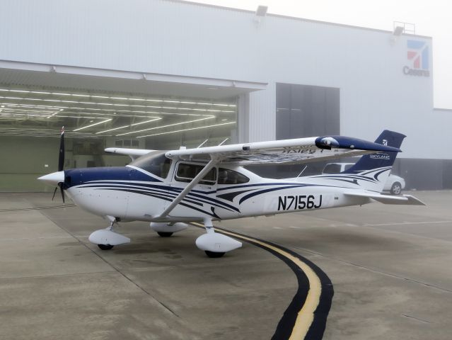 Piper Malibu Mirage (N7156J) - At the Cessna factory at Independence, KS.br /Ready for the ferry flight to UK.