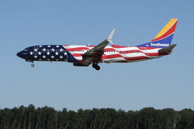 Boeing 737-800 (N500WR) - Oct. 20, 2021 - “Freedom One” approached Baltimore, flight 1846 from Portland, Maine
