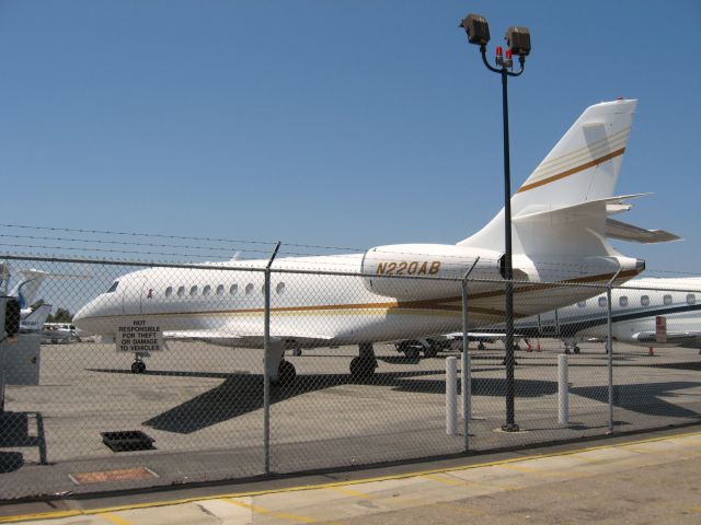 Dassault Falcon 2000 (N220AB) - PARKED AT SANTA ANA
