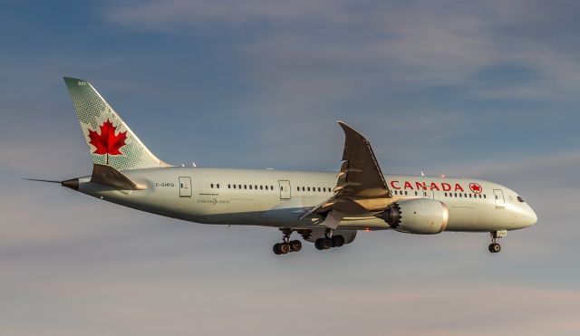 Boeing 787-8 (C-GHPQ) - Flightaware doesnt even show this bird in Toronto on the day I took this photo, but there she is on short finals for runway 23