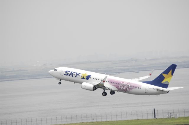 Boeing 737-800 (JA73NJ) - Departure at Haneda R/W34R on 2017/06/29