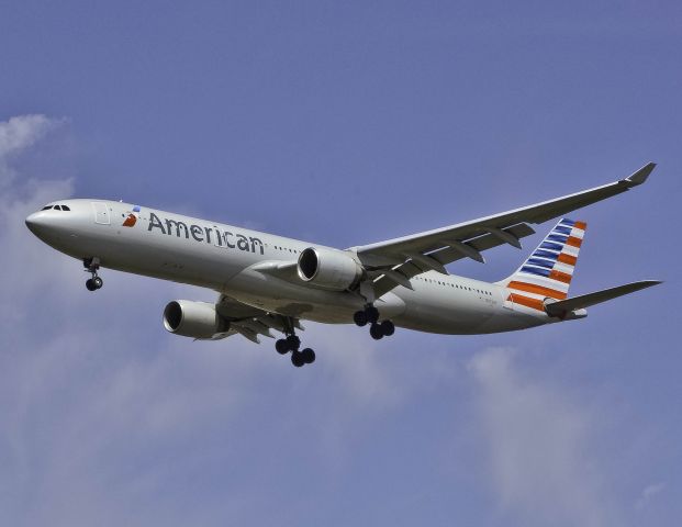 Airbus A330-300 (N272AY) - From Fort Mifflin, PA. short final 27R