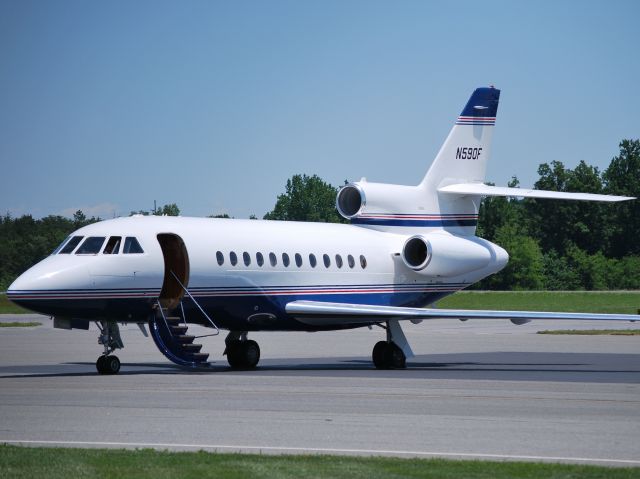 Dassault Falcon 900 (N590F) - BLT NET CHARTER INC at KJQF - 6/8/12