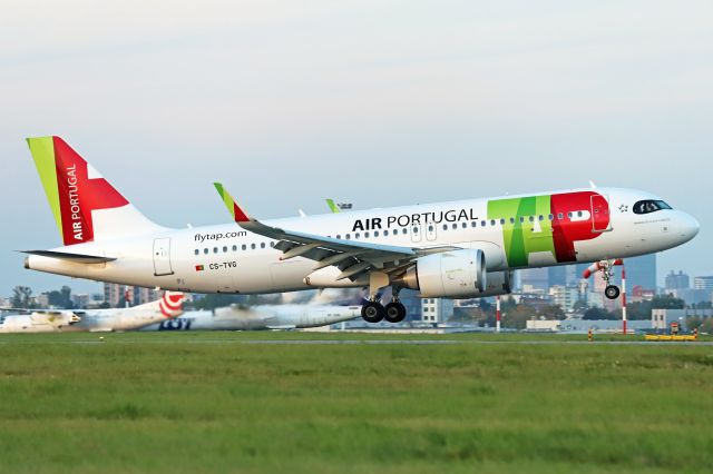 Airbus A320neo (CS-TVG) - Photo taken on October 3, 2021.