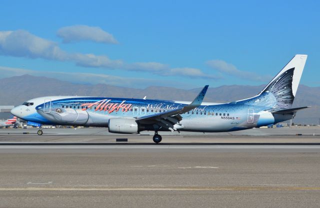 Boeing 737-800 (N559AS) - Salmon-Thirty-Salmon