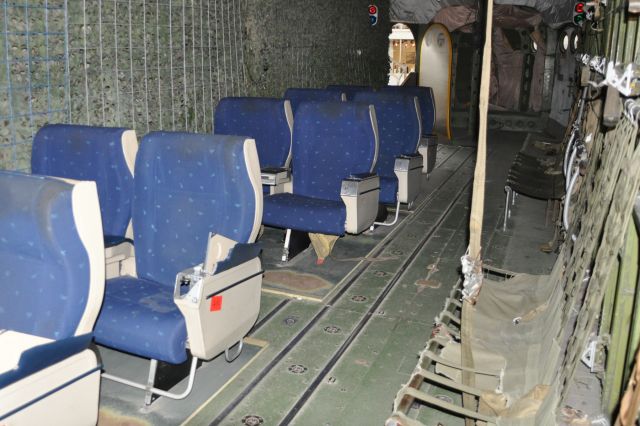 FAIRCHILD (1) Flying Boxcar (OT-CEH) - Interior of C-119 in Belgian Aviation Museum (Bruxelles)