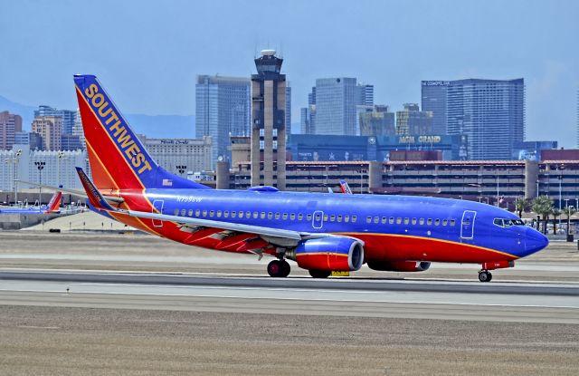 Boeing 737-700 (N799SW) - N799SW  Southwest Airlines Boeing 737-7Q8  (cn 28209/14) McCarran International Airport (KLAS)br /Las Vegas, Nevadabr /TDelCorobr /July 12, 2013