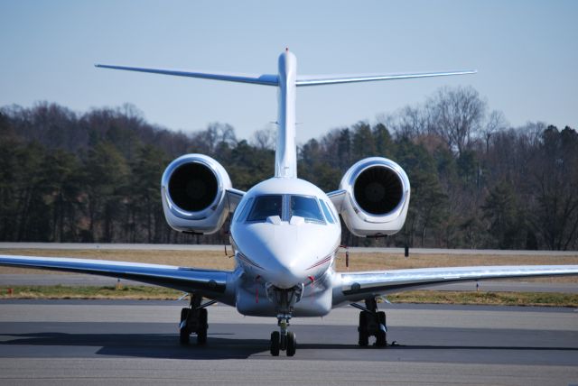 Cessna Citation X (N935QS) - Parked at Concord Regional Airport - 2/23/09