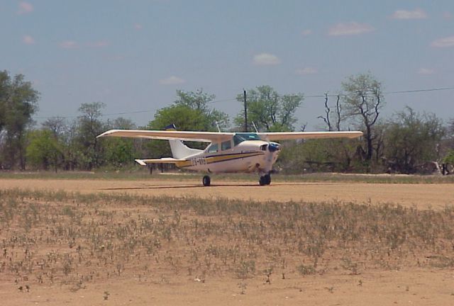 Cessna Centurion (ZS-AVB) - At Ingwelala, South Africa.