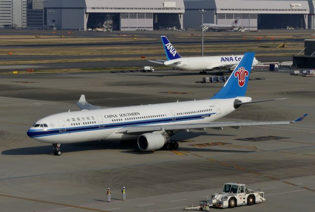 Airbus A330-200 (B-6531) - Tokyo-Haneda (2018/03/13)