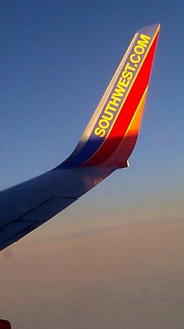 Boeing 737-800 — - In flight.
