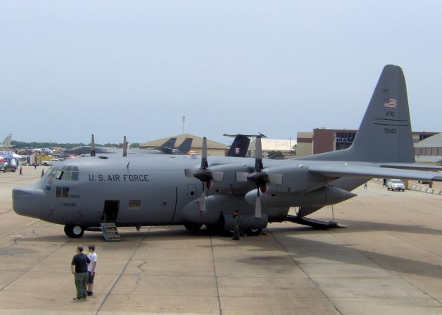 Lockheed C-130 Hercules (AWEF) - On display at Barksdale Air Force base